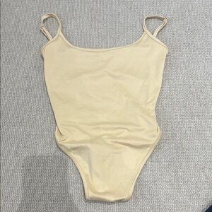 NWOT Cream bodysuit